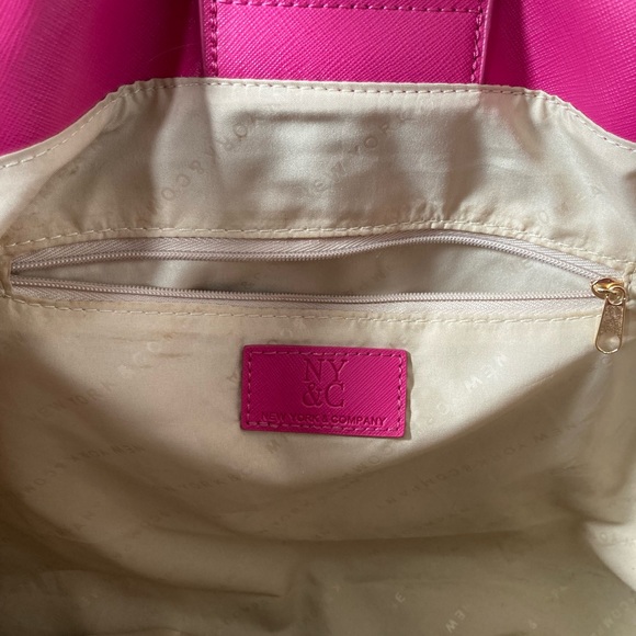 ❌SOLD New York & Company Pink Tote - Picture 7 of 8